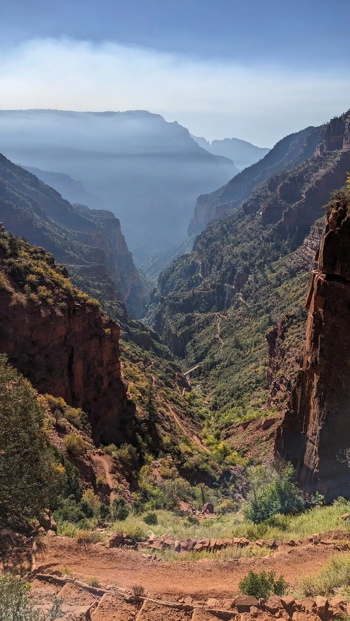 Imagen desde el Coconino Overlook, en el North Kaibab Trail