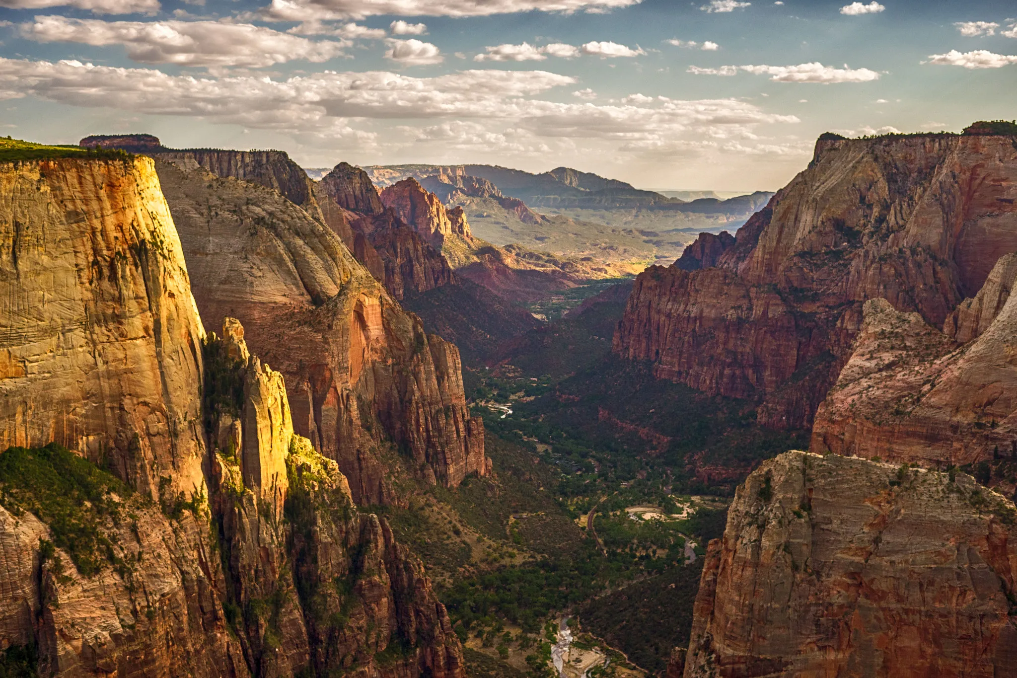 Vista desde el Observation Point, en Zion.